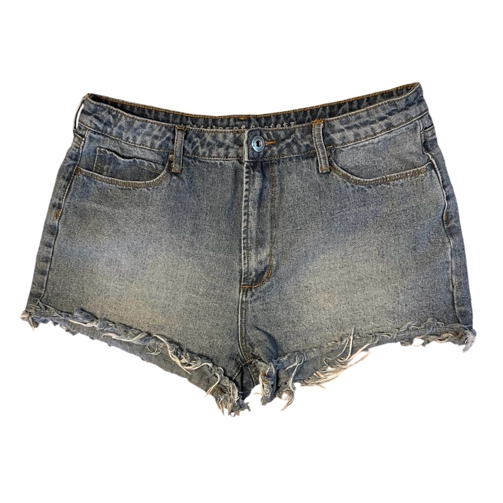 ARTICLES OF SOCIETY Cotton Raw Hem Cut Off Blue Jean Shorts Women’s Size 31